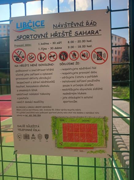 Provozní řád hřiště