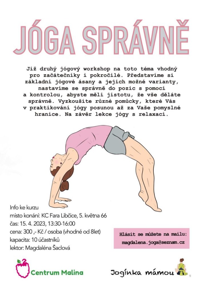 Centrum Malina - JÓGA SPRÁVNĚ
