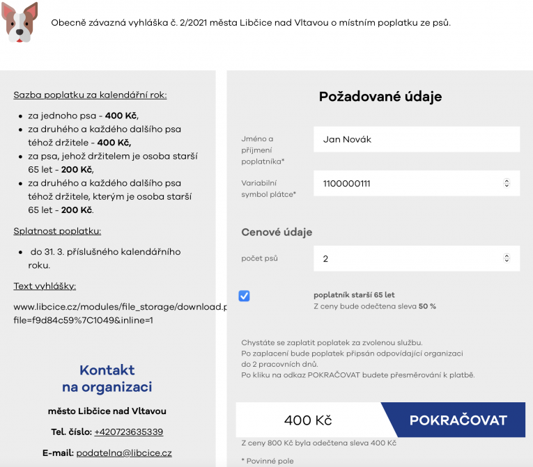 Poplatek za psa